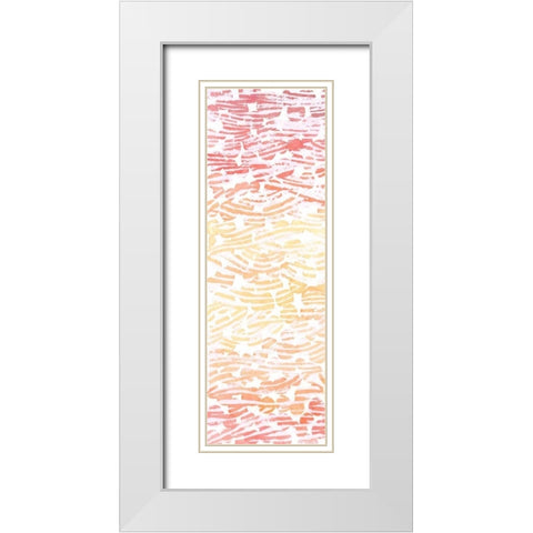 2-Up Summertime River Rocks I White Modern Wood Framed Art Print with Double Matting by Popp, Grace