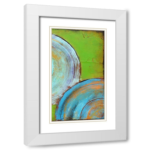 Spring Congo II White Modern Wood Framed Art Print with Double Matting by Ashley, Erin