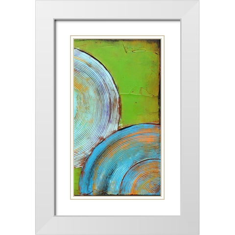Spring Congo II White Modern Wood Framed Art Print with Double Matting by Ashley, Erin