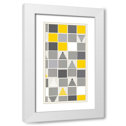 View From Above II White Modern Wood Framed Art Print with Double Matting by Ketchum, Nicole