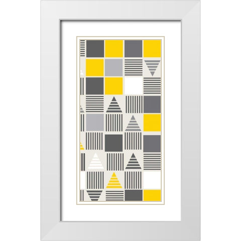 View From Above II White Modern Wood Framed Art Print with Double Matting by Ketchum, Nicole