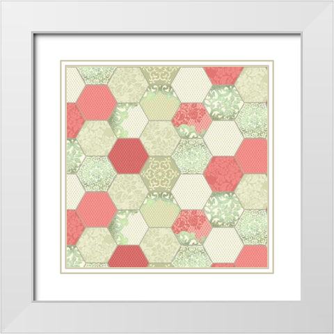 Downton Treasures II White Modern Wood Framed Art Print with Double Matting by Hoffman, Katia