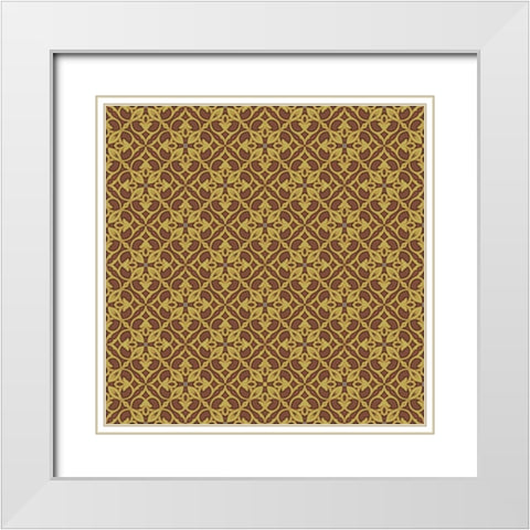 Sheer Romance Foulard I White Modern Wood Framed Art Print with Double Matting by Hoffman, Katia