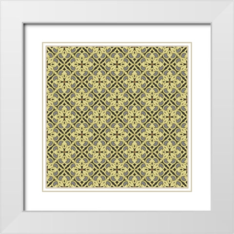 Sheer Romance Foulard II White Modern Wood Framed Art Print with Double Matting by Hoffman, Katia