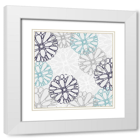 Kerela Wedding III White Modern Wood Framed Art Print with Double Matting by Benyon, Ali