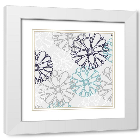 Kerela Wedding IV White Modern Wood Framed Art Print with Double Matting by Benyon, Ali