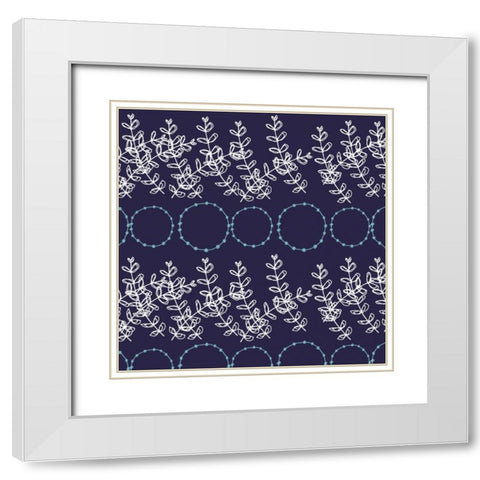 Kerela Wedding VII White Modern Wood Framed Art Print with Double Matting by Benyon, Ali