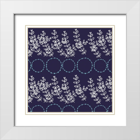 Kerela Wedding VII White Modern Wood Framed Art Print with Double Matting by Benyon, Ali