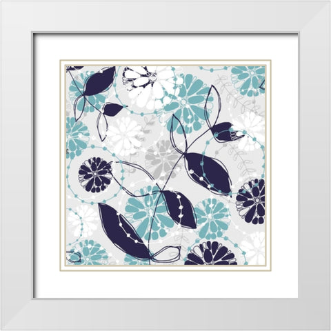 Kerela Wedding X White Modern Wood Framed Art Print with Double Matting by Benyon, Ali