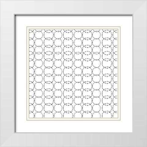 Kerela Wedding XII White Modern Wood Framed Art Print with Double Matting by Benyon, Ali