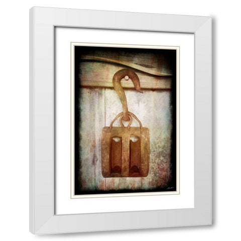 Block and Tackle II White Modern Wood Framed Art Print with Double Matting by Butler, John