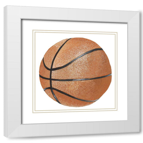 Sporting IV White Modern Wood Framed Art Print with Double Matting by McCavitt, Naomi