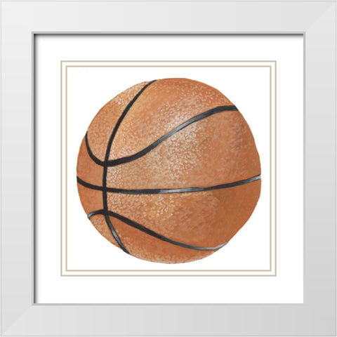 Sporting IV White Modern Wood Framed Art Print with Double Matting by McCavitt, Naomi