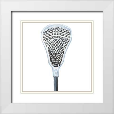 Sporting IX White Modern Wood Framed Art Print with Double Matting by McCavitt, Naomi