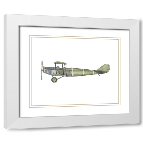 Clear Skies IV White Modern Wood Framed Art Print with Double Matting by Harper, Ethan