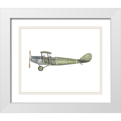 Clear Skies IV White Modern Wood Framed Art Print with Double Matting by Harper, Ethan