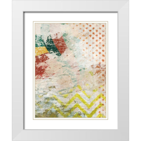 Signboard Signals I White Modern Wood Framed Art Print with Double Matting by Vess, June Erica