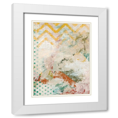 Signboard Signals II White Modern Wood Framed Art Print with Double Matting by Vess, June Erica