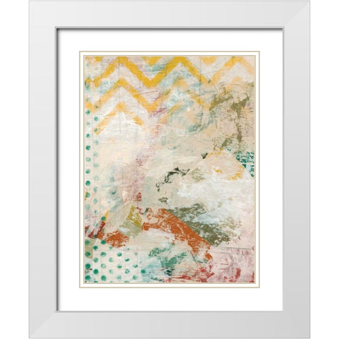 Signboard Signals II White Modern Wood Framed Art Print with Double Matting by Vess, June Erica