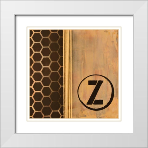 Typewriter Tread II White Modern Wood Framed Art Print with Double Matting by Avondet, Natalie