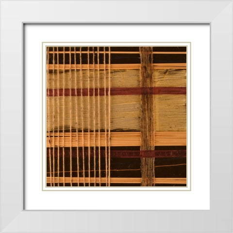 Chopsticks II White Modern Wood Framed Art Print with Double Matting by Avondet, Natalie
