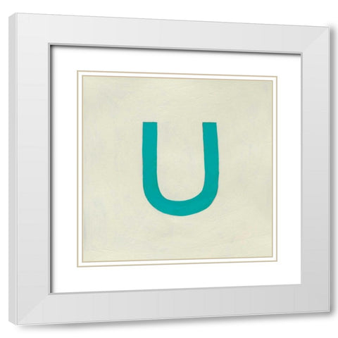 Luciens U 6-Up White Modern Wood Framed Art Print with Double Matting by Zarris, Chariklia