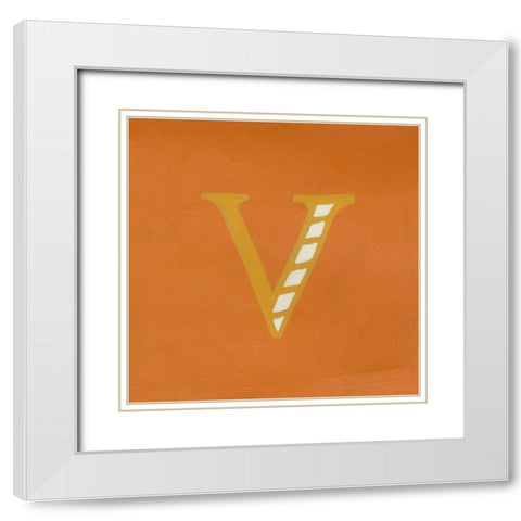 Luciens V 6-Up White Modern Wood Framed Art Print with Double Matting by Zarris, Chariklia
