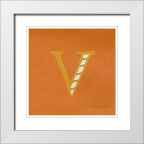 Luciens V 6-Up White Modern Wood Framed Art Print with Double Matting by Zarris, Chariklia