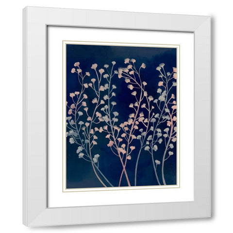 Midnight Haze I White Modern Wood Framed Art Print with Double Matting by Popp, Grace