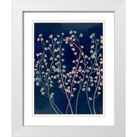Midnight Haze I White Modern Wood Framed Art Print with Double Matting by Popp, Grace