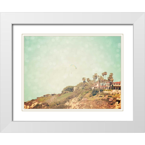 West Coast I White Modern Wood Framed Art Print with Double Matting by Coomes, Sylvia