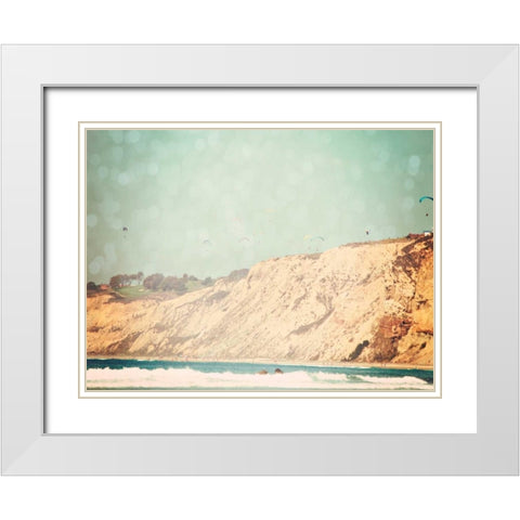 West Coast III White Modern Wood Framed Art Print with Double Matting by Coomes, Sylvia