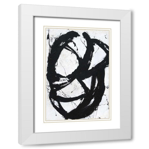 Ace of Spades II White Modern Wood Framed Art Print with Double Matting by Ashley, Erin