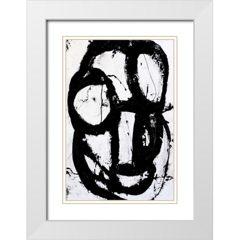 Ace of Spades III White Modern Wood Framed Art Print with Double Matting by Ashley, Erin