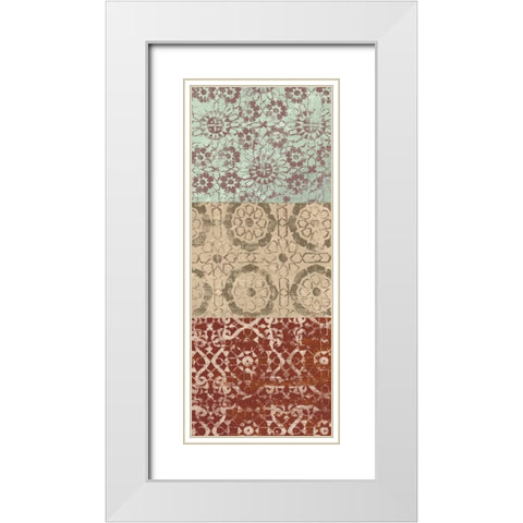Aesthetic Board I White Modern Wood Framed Art Print with Double Matting by Saunders, Alonzo