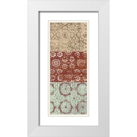 Aesthetic Board II White Modern Wood Framed Art Print with Double Matting by Saunders, Alonzo