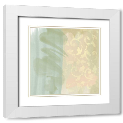Lazy Day I White Modern Wood Framed Art Print with Double Matting by Saunders, Alonzo