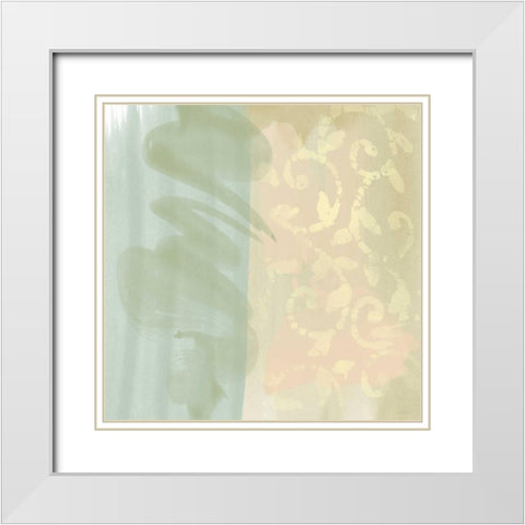 Lazy Day I White Modern Wood Framed Art Print with Double Matting by Saunders, Alonzo