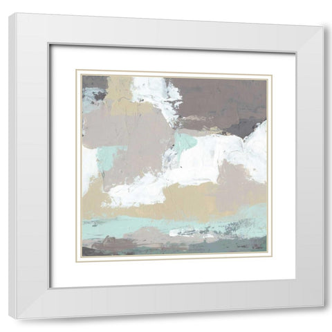 Fog Bank II White Modern Wood Framed Art Print with Double Matting by Vess, June Erica