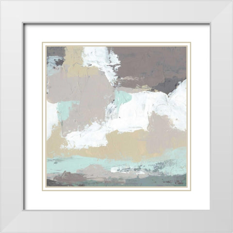 Fog Bank II White Modern Wood Framed Art Print with Double Matting by Vess, June Erica