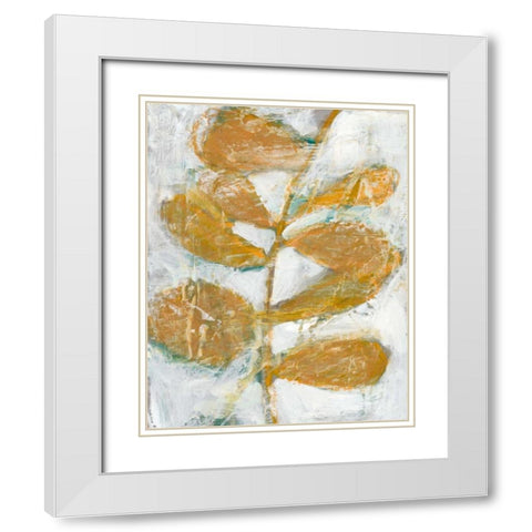 Golden Afternoon I White Modern Wood Framed Art Print with Double Matting by Zarris, Chariklia