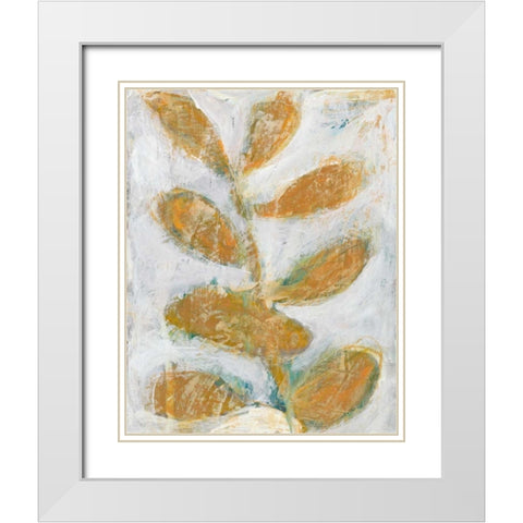 Golden Afternoon II White Modern Wood Framed Art Print with Double Matting by Zarris, Chariklia