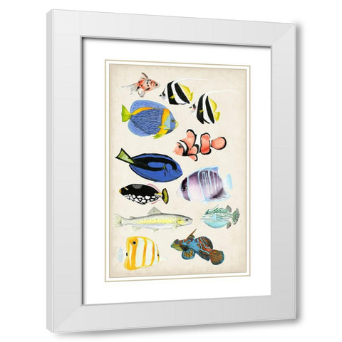 Antique Aquarium II White Modern Wood Framed Art Print with Double Matting by McCavitt, Naomi