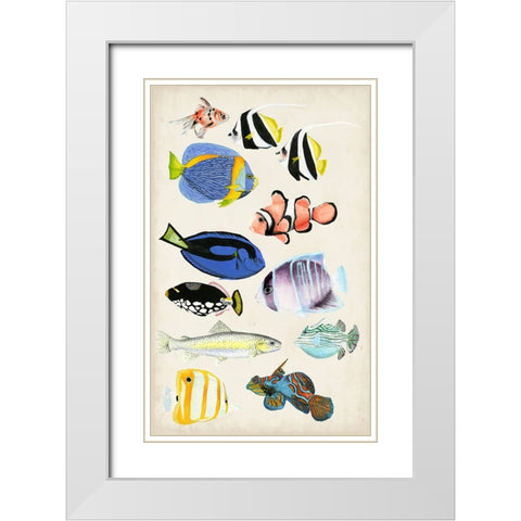 Antique Aquarium II White Modern Wood Framed Art Print with Double Matting by McCavitt, Naomi