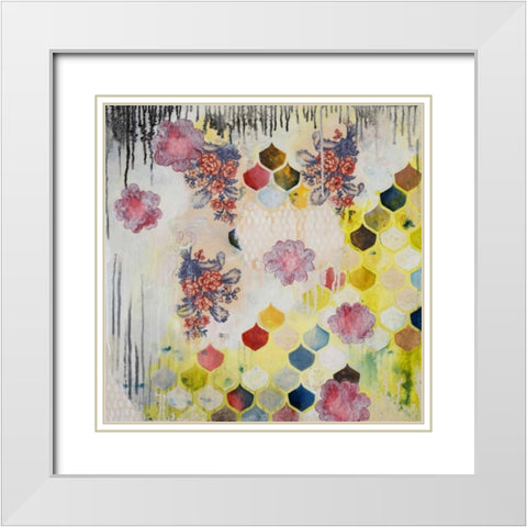 Antique Sentiments White Modern Wood Framed Art Print with Double Matting by Robinson, Heather
