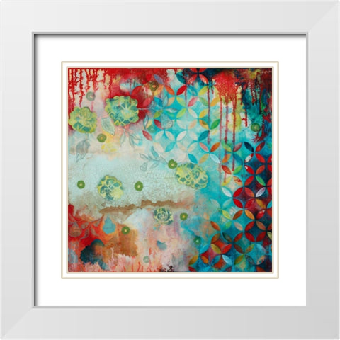 Counting Myself Lucky White Modern Wood Framed Art Print with Double Matting by Robinson, Heather