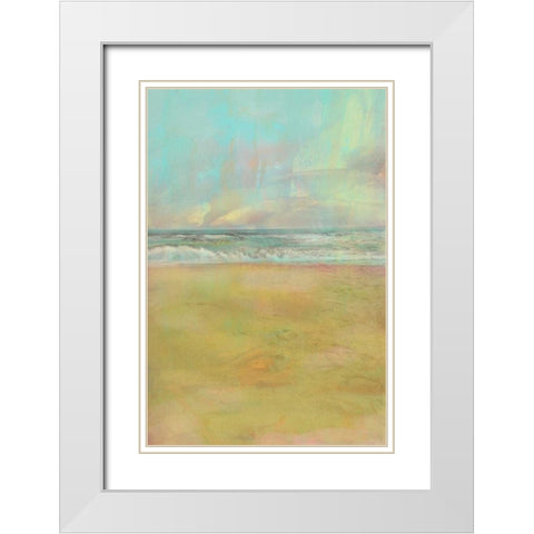 Summer Souvenir I White Modern Wood Framed Art Print with Double Matting by Zarris, Chariklia