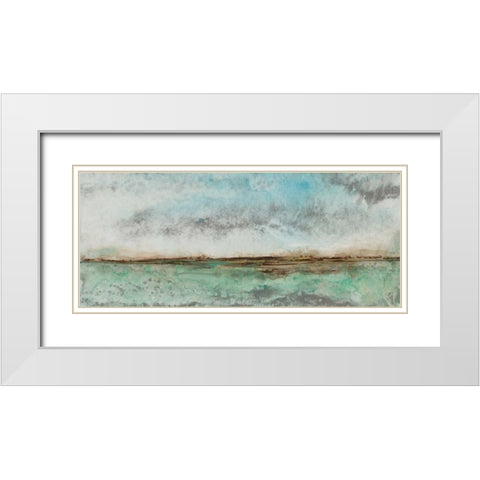 Miles From Nowhere I White Modern Wood Framed Art Print with Double Matting by OToole, Tim