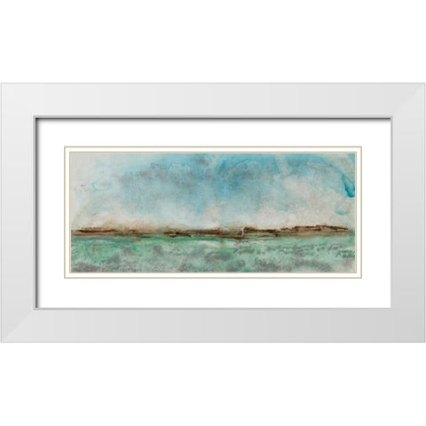 Miles From Nowhere II White Modern Wood Framed Art Print with Double Matting by OToole, Tim