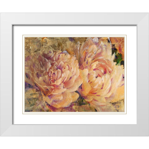 Floral in Bloom III White Modern Wood Framed Art Print with Double Matting by OToole, Tim